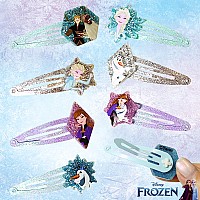 Disney Frozen Kids Hair Clips For Girls Snap Clips 8 Pack Multi Color Ages 3