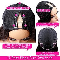 Dosacia Body Wave V Part Wigs Human Hair Lace Front Wigs Brazilian Virgin Human Hair Wigs For Black Women Upgrade U Part Wigs Gl