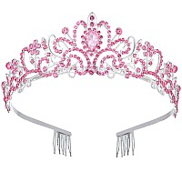 Sparkling Crystal Princess Tiaras For Women Crown Queen Fashion Headband For Wedding Birthday Bride Bridal Prom Party Valentines