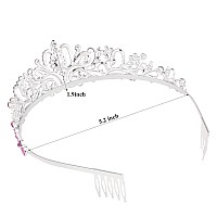 Sparkling Crystal Princess Tiaras For Women Crown Queen Fashion Headband For Wedding Birthday Bride Bridal Prom Party Valentines