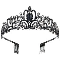 Sparkling Crystal Princess Tiaras For Women Crown Queen Fashion Headband For Wedding Birthday Bride Bridal Prom Party Valentines