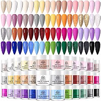 Born Pretty Acrylic Powder Set 36 Colors Acrylic Nail Powder Nude Pink Blue Yellow Purple Red Glitter Professional Polymer 3D Ac