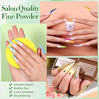 Born Pretty Acrylic Powder Set 36 Colors Acrylic Nail Powder Nude Pink Blue Yellow Purple Red Glitter Professional Polymer 3D Ac