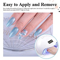 Imtiti Pearl Gel Nail Polish 1 Pcs 15Ml Light Blue Color Soak Off Led Longlasting Nail Gel Polish Nail Art Starter Manicure Sa