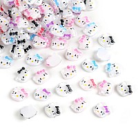 50 Pcs Nail Charms Tembelle Slime Charms Resin Flatbacks 3D Nail Charms For Nail Art Decorations Supplies Diy Art Nailhair C