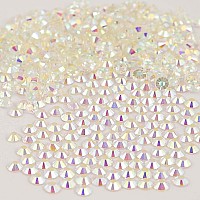 Ncb Nancybeads 3000Pcs Flatback Round Glass Nail Art Rhinestones Crystal For Diy Making Accessories Shoes Clothes Face Art Ba