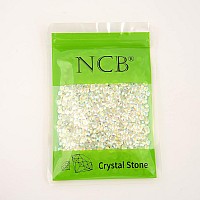 Ncb Nancybeads 1500Pcs Flatback Round Glass Nail Art Rhinestones Crystal For Diy Making Accessories Shoes Clothes Face Art Ba