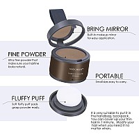 Freeorr Root Touch Up Powder For Thinning Hair Hairline Shadow Powder For Gray Hair Coverage Brown