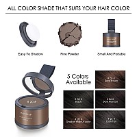 Freeorr Root Touch Up Powder Hairline Shadow For Thinning Hair Gray Coverage For Women And Men Shallow Walnut Color