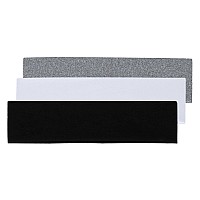 Yiwafu 3 Pack Yoga Headbands For Women Non Slip Elastic Sweat Hairbands Solid Color Head Accessories Headscarves Hair Hoop Sw