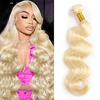 Hellosh 613 Bundles Blonde Bundles Human Hair 18 Inch 613 Body Wave Bundles 100 Unprocessed 12A Grade Brazilian Virgin Human Ha