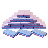 Diesisa Buffer Block Nail File 100180 Grit Sponge Nail Buffers For Acrylic Nails Mini Buffing Block Double Sided For Manicure