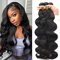 Body Wave Bundles Human Hair14 16 18 Inch100 Unprocessed Brazilian Virgin Human Hair 3 Bundles 10A Grade Body Wave Human Hair