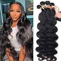 Human Hair Body Wave Bundles 100 Unprocessed Brazilian Virgin Human Hair20 22 24 26 Inch4 Bundles Human Hair 10A Grade Body W