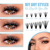 Individual Lashes 280Pcs Large Tray Lash Clusters 007Mm 50P C Curl Mix 816Mm Eyelash Clusters Softlightweight Cluster Lashes