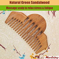 The Moreinday Wooden Comb With Wide Tooth For Women Wood Comb Sandalwood Comb Hair Comb For Men