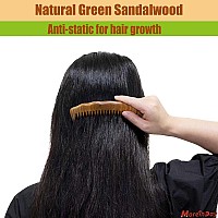 The Moreinday Wooden Comb With Wide Tooth For Women Wood Comb Sandalwood Comb Hair Comb For Men