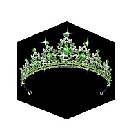 Kamirola St Patricks Day Queen Crown And Tiaras Princess Crown For Women Crystal Headbands For Bridal Princess For Wedding A