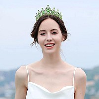 Kamirola St Patricks Day Queen Crown And Tiaras Princess Crown For Women Crystal Headbands For Bridal Princess For Wedding A