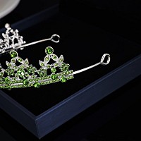 Kamirola St Patricks Day Queen Crown And Tiaras Princess Crown For Women Crystal Headbands For Bridal Princess For Wedding A