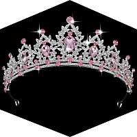 Kamirola Queen Crown And Tiaras Princess Crown For Women Crystal Headbands For Bridal Princess For Wedding And Party