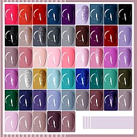 Jodsone Gel Nail Polish Starter Set 100 Pieces Multicolor Gel Nail Polish Nail Salon Home Use Nail Gel In Shine