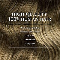 Goo Goo Clip In Hair Extensions Real Human Hair Remy Human Hair Extensions Clip Ins For Women Natural Human Hair 26Inch 135G