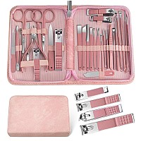 Women Manicure Set Professional Set Nail Clippers Pedicure Kit30 Pieces Stainless Steel Manicure Kitgrooming Nail Care Kit Wit