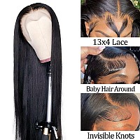 Straight Lace Front Wigs Human Hair 180 Density 13X4 Hd Lace Front Wigs Human Hair For Black Women Transparent Lace Frontal Wig