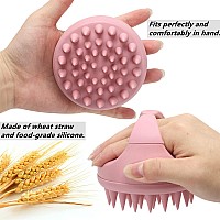 Scalp Massager Shampoo Brush Hair Scrubber Scalp Brush Silicone Scalp Exfoliator Hair Wash Tool For All Hair Types Of Women Men