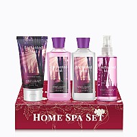 Vital Luxury Enchanted Mist Scent Bath Body Kit 3 Fl Oz Ideal Skincare Gift Home Spa Set Includes Body Lotion Shower Gel