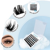 Lash Clusters 70 Pcs Cluster Lashes Eyelash Clusters Diy Cluster Eyelash Extensions Individual Lashes Soft And Comfortable Froz