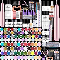 48 Colors Acrylic Nail Kit With Drill Nail Kit Set Professional Acrylic With Everything Acrylic Nail Set With Nail Crystals An