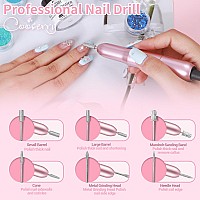 48 Colors Acrylic Nail Kit With Drill Nail Kit Set Professional Acrylic With Everything Acrylic Nail Set With Nail Crystals An