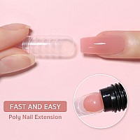 Gaoy Poly Gel 60G Nail Extension Gel Pink Nude Builder Gel Nail Enhancement Gel For Beginner Professional Nail Art Salon Diy