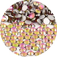 Ncb Nancybeads 3000Pcs Flatback Round Glass Nail Art Rhinestones Crystal For Diy Making Accessories Shoes Clothes Face Art Ba