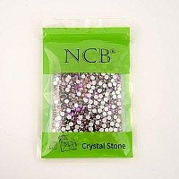 Ncb Nancybeads 3000Pcs Flatback Round Glass Nail Art Rhinestones Crystal For Diy Making Accessories Shoes Clothes Face Art Ba