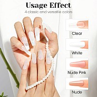 Rosalind Acrylic Powder Set 4 176Oz Clear Nude Acrylic Nail Powder White Pink Acrylic Powder Polymer Nude Nail Powder Acryli