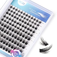 Individual Lashes 120Pcs Cluter Lashes Wide Stem Lash Clusters 10Mm16Mm Natural Lash Clusters 10 Rowsc Curl Diy Lash Extensio