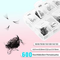 Vavalash 600 Fans Premade Fans Eyelash Extensions 5D 6D 7D 8D 10D 12D 14D 16D 24D Premade Lash Fans 815Mm Mixed Length Promade