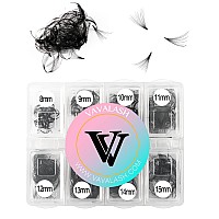 Vavalash 600 Fans Premade Fans Eyelash Extensions 5D 6D 7D 8D 10D 12D 14D 16D 24D Premade Lash Fans 815Mm Mixed Length Promade