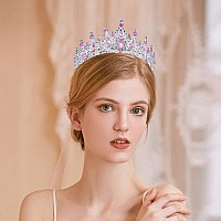 Kamirola Tiaras Crown For Women And Girls Crystal Headbands For Bridalwedding And Party Prom Pageant Partygothic Halloween C