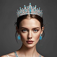 Kamirola Vintage Tiaras And Crowns For Women Bridal Crown Princess Tiaras Headband Costume Party Accessoriestr19 M Alloy