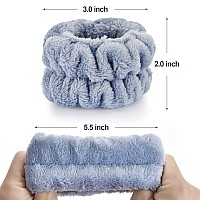 2 Pcs Wrist Towels For Washing Facedorbetar Microfiber Wrist Bands For Washing Face Spa Wristbands For Washing Face Fluffy T