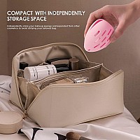 Makeup Sponge Holder Dyrenac Breathable Beauty Blender Holder Washable Silicone Make Up Sponges Drying Case Travel Essentials