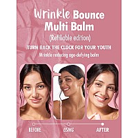 Kahi Wrinkle Bounce Multi Balm Refillable Edition Allinone Hydrating Lip Balm Eye Cream Neck Cream Make Up Base Face Mis