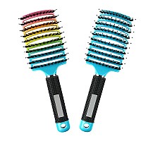 Voremy Magical Detangling Brush Ultra Detangler For Wet Or Dry Hair Fast Drying Styling Massage Hairbrush For Men Women And