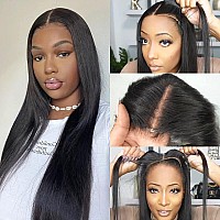 V Show Glueless Wigs Human Hair Pre Plucked Put Cut Wear Go Straight Lace Front Wigs Human Hair Upgraded No Glue Lace Wigs Human