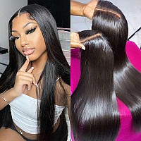 V Show Glueless Wigs Human Hair Pre Plucked Put Cut Wear Go Straight Lace Front Wigs Human Hair Upgraded No Glue Lace Wigs Human