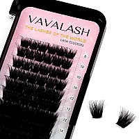 Vavalash Lash Clusters 72 Pcs Diy Eyelash Cluster Extension Light And Soft 72 Clusters Lashes Extensions Easy Full Mega Volume L